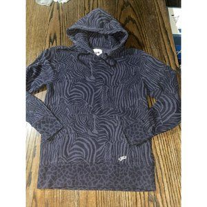 Vault By Vans Mens Animal Print Zebra Rare Hoodie Gray Grey S Small Sm Skate
